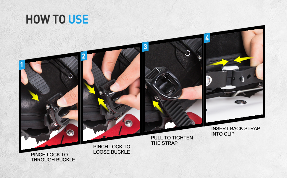 how to use snowshoes