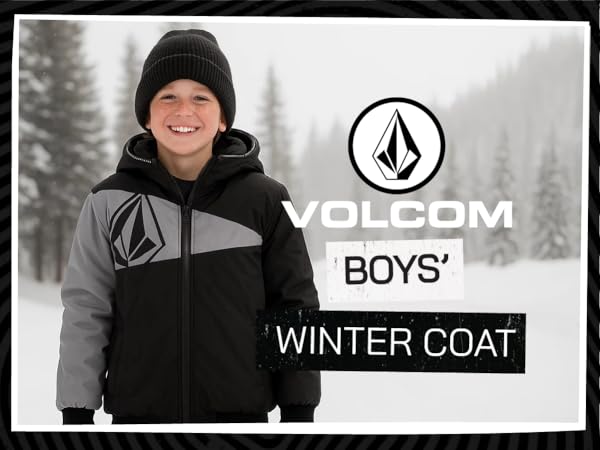 Amazon.com: Volcom Boys Winter Coat - Reversible Zip Up