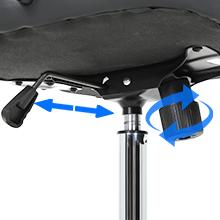 High Back PU Leather