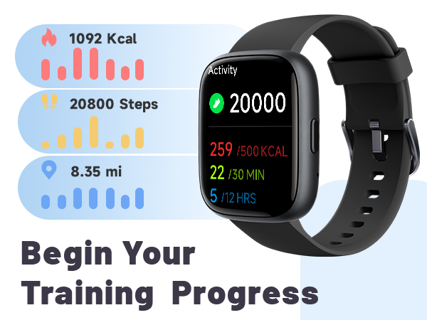 はと Amazon.com: TOOBUR Smart Watch for Women Men, Alexa Built-in