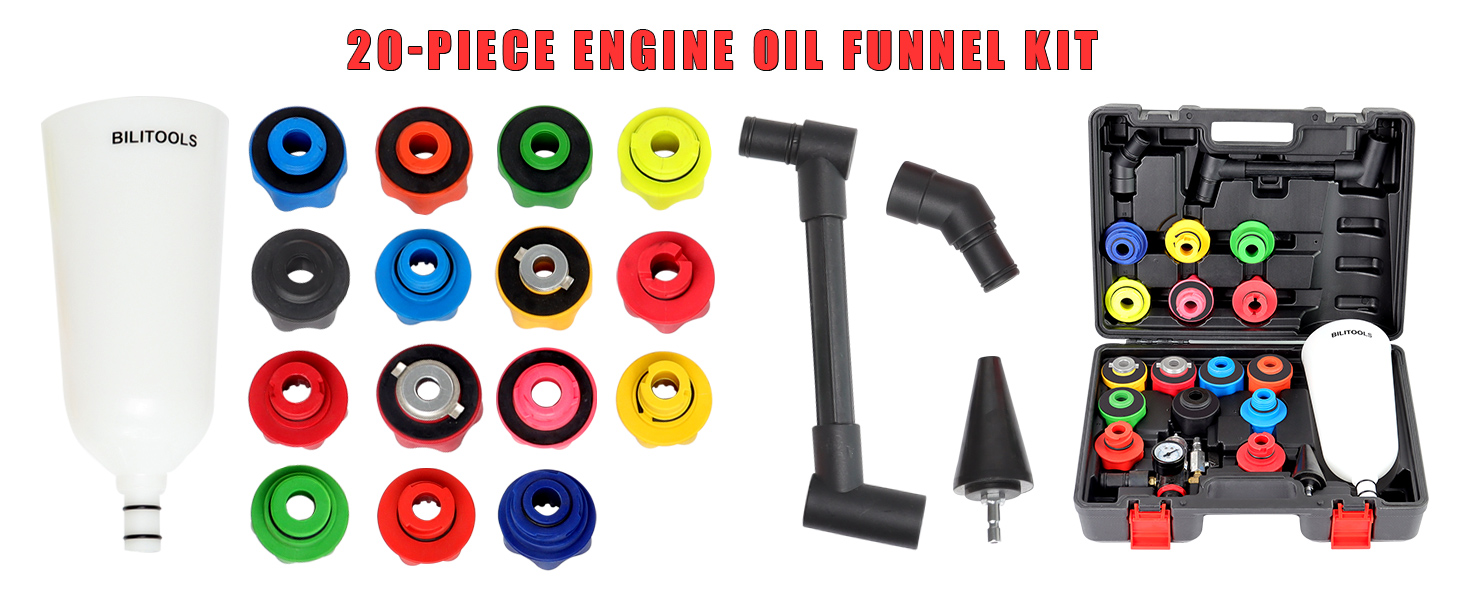 Automotive Engine Oil Dispenser Funnel Kit