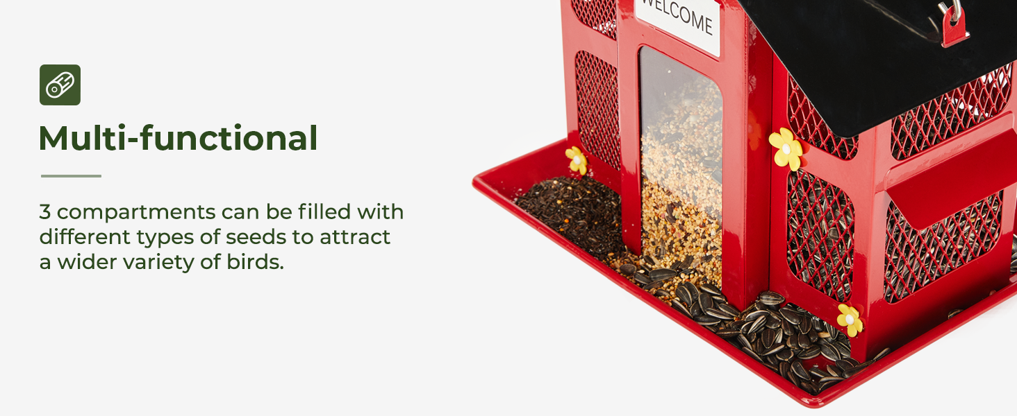metal bird feeder