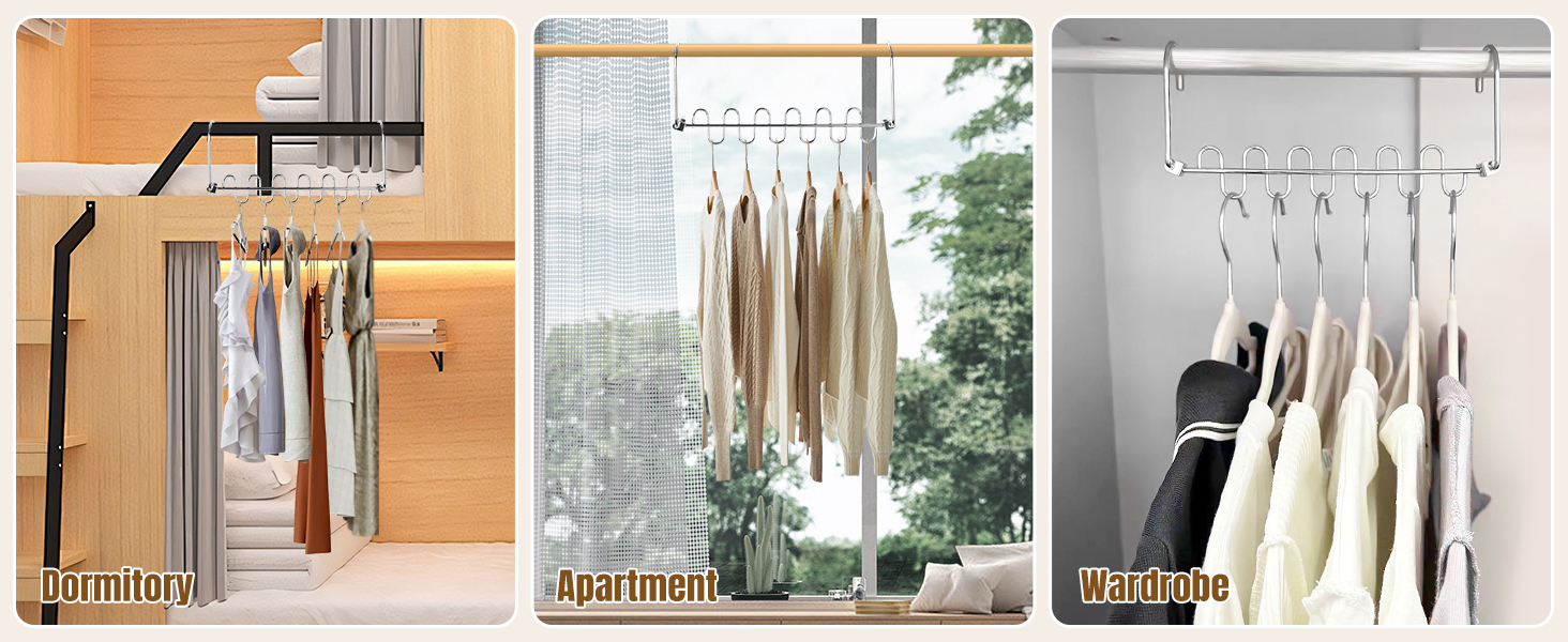 clothes hangers space saving
