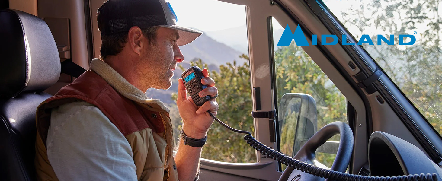 Midland - MXT575 MicroMobile® - 50 Watt GMRS Radio - Two-Way Radio - NOAA Weather Scan & Alert - 15 High Power GMRS Channels - Fully Integrated Control Mic 10 MXT275 MicroMobile GMRS Radio