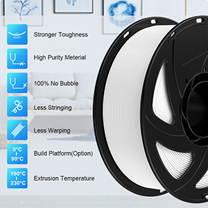 1.75 mm Dimensional Accuracy ±0.02mm Fillament Vacuum Packaging 