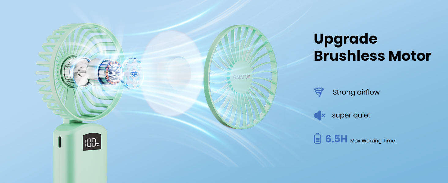 portable handheld fan foldable handheld fan hand fan mini desk fan 