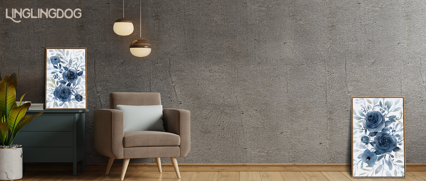 Large Framed Wall Art Natural Float Framed Colorful Canvas Pictures