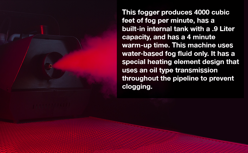 ADJ Products ADJ FOG FURY 1000 II Fog Machine Musical