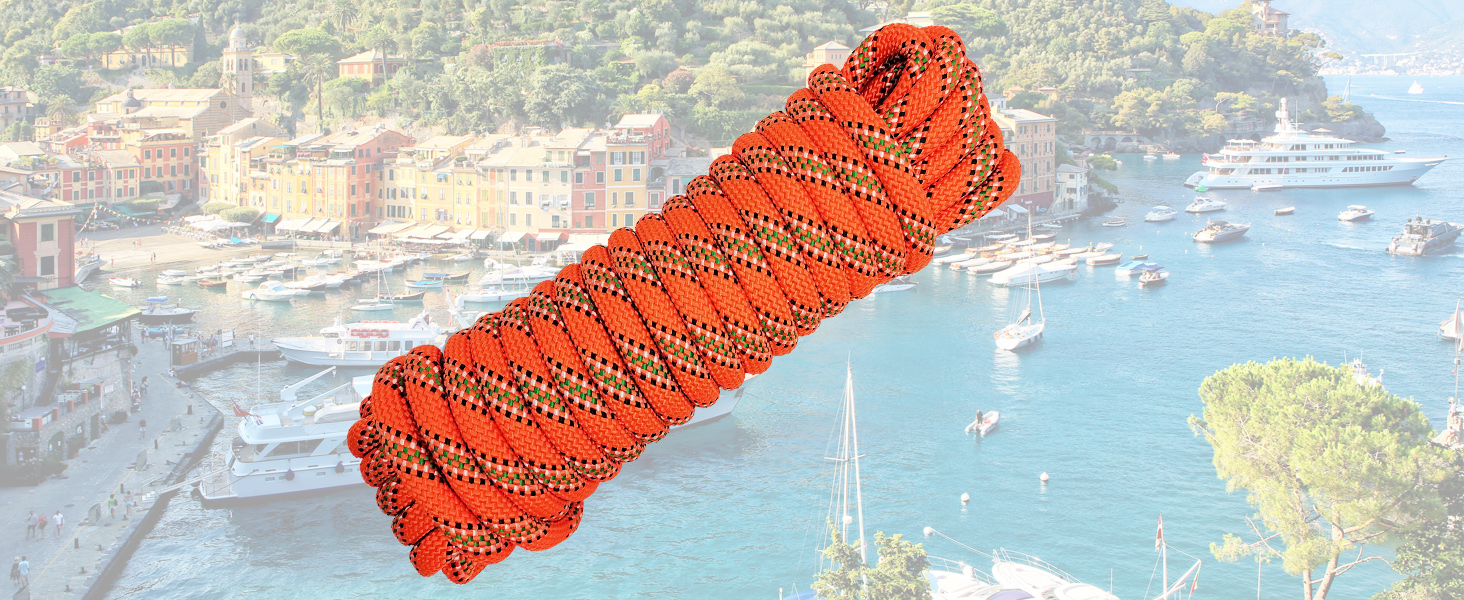 10mm orange rope