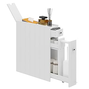 narrow storage cabinet