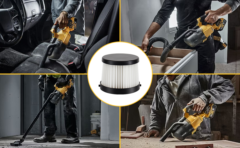 HEPA Filter Replacement for DEWALT DCV501HB 20V Cordless Handheld