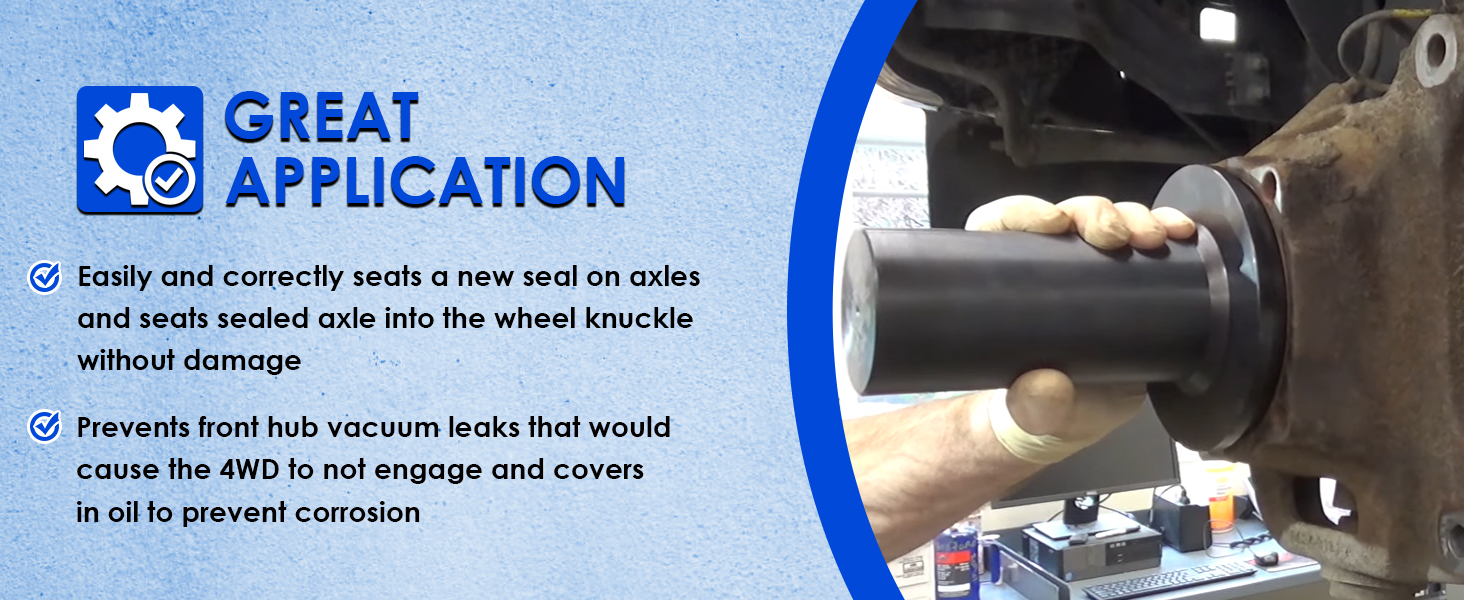 Wheel Knuckle Vacuum Oil Seal Installer Tool