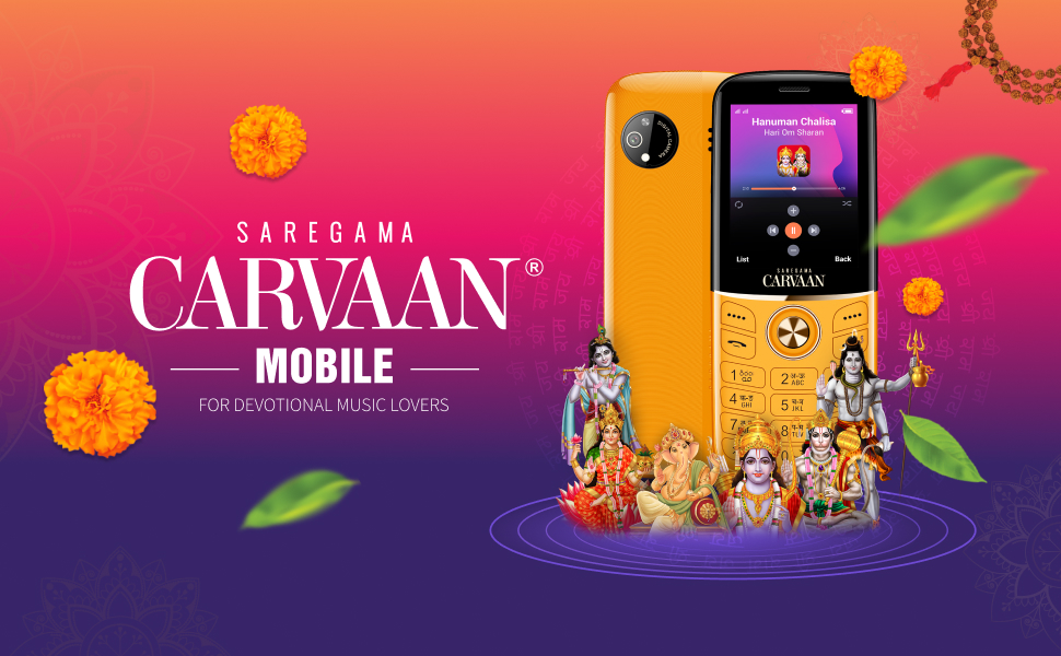 saregama carvaan bhakti m23 mobile phone, keypad phone, feature phone, devotional songs, dabba phone