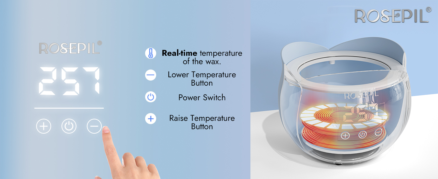 Rosepil Fast Heating Speed Waxing Heater