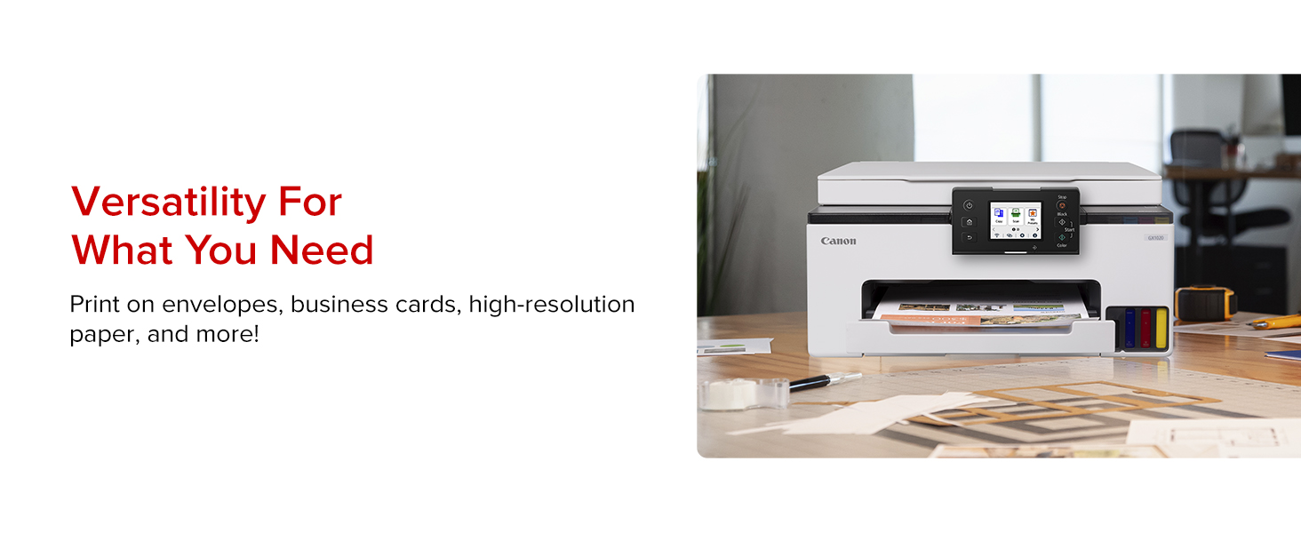 GX1020 print versatility