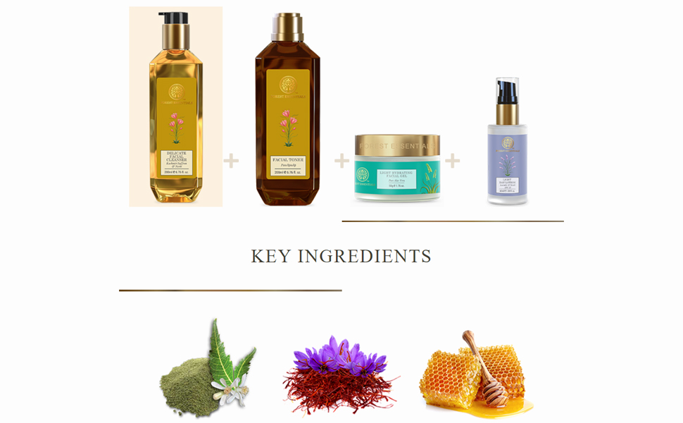 Forest Essentials Delicate Facial Cleanser Kashmiri Saffron & NeemAcne