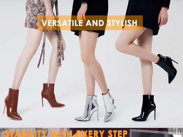 【PORTERNA】Does Ankle Boots Taupe Leather Pointed Ankle Boot - Serena Boots | Marcella