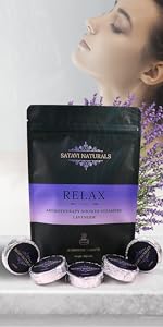 Most Potent Relax Aromatherapy Shower Steamers Lavender Scented Natural Day Night Morning