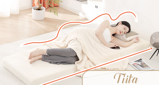 Tri Foldable Floor Mattress for Adults