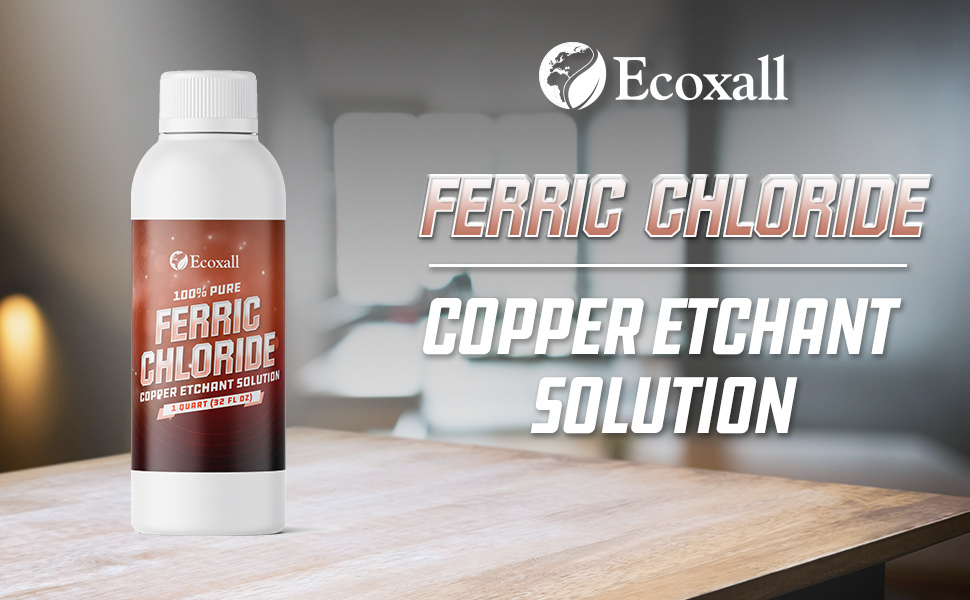 Ferric Chloride 1 Quart 1000 ML Copper Etchant Solution
