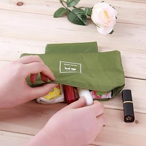 travel toiletry bag nylon pouch lingerie inner wear hanging storage organizer bra underwear case