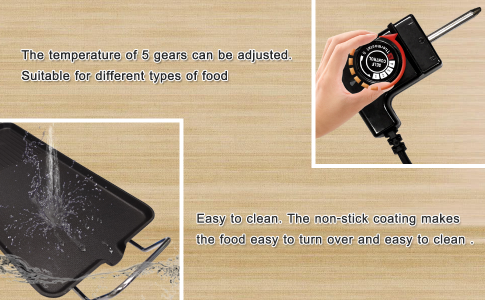 Electric Griddles NonStick Home Electric Grill, Electric