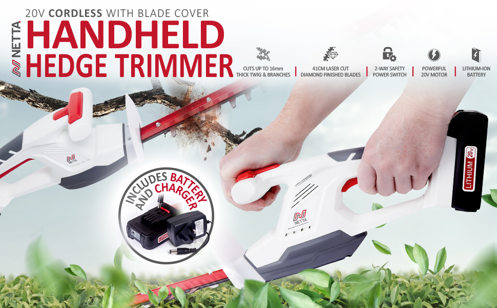 20V HANDHELD HEDGE TRIMMER