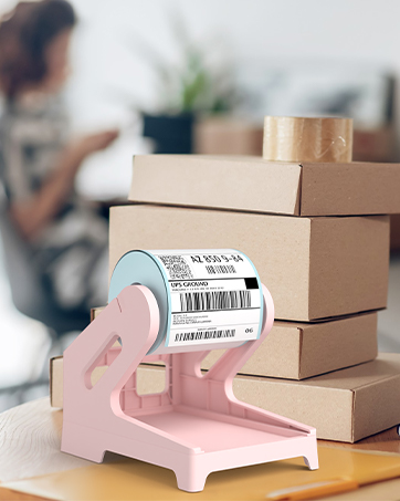 label printer holder