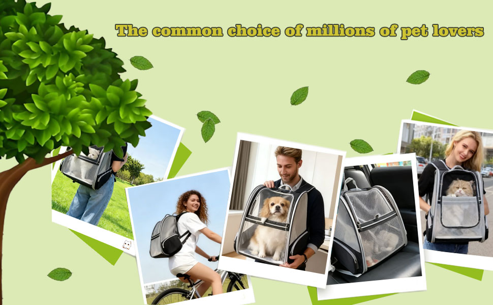 BEIKOTT Pet Cat Dog Carrier Backpack