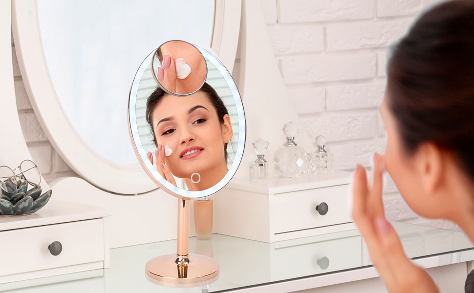 Makeup mirror  Makeup Scene   dressing table decoration