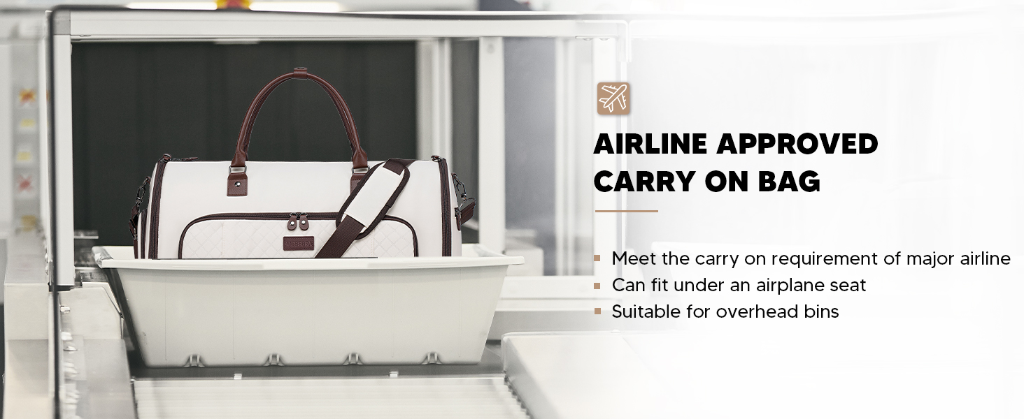 Suit Carrier Bag Travel Garment Bags, Vessgra Carry On Garment Bag Suit