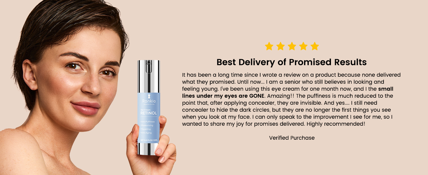 Retinol Eye Cream for Dark Circles