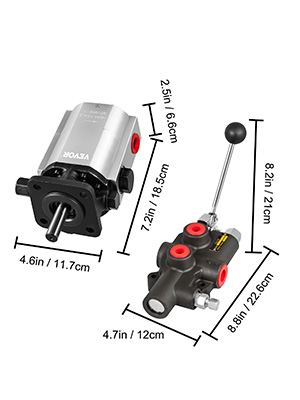 log splitter pump mount