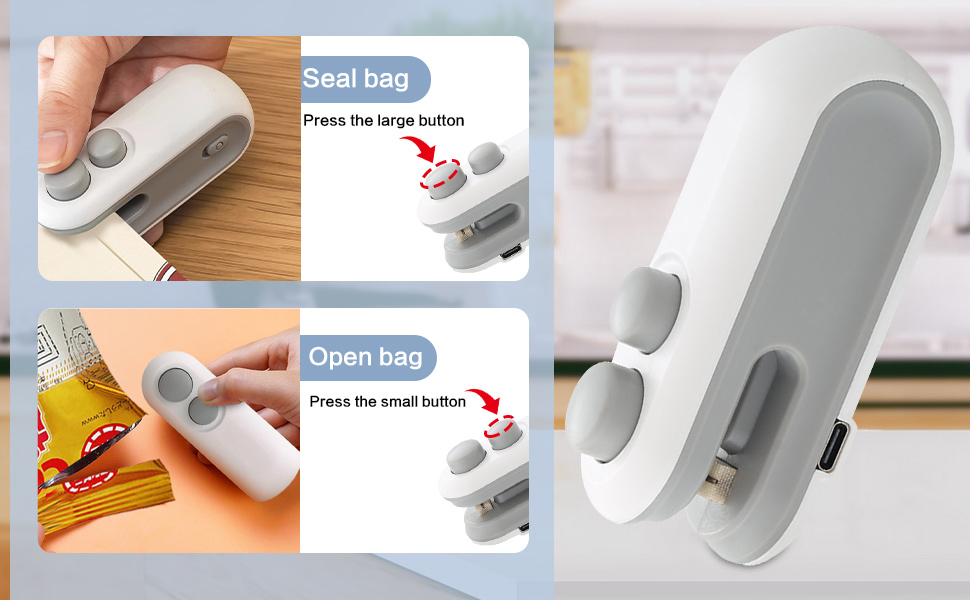 2 in 1 USB Rechargeable Magnetic Heat Sealing