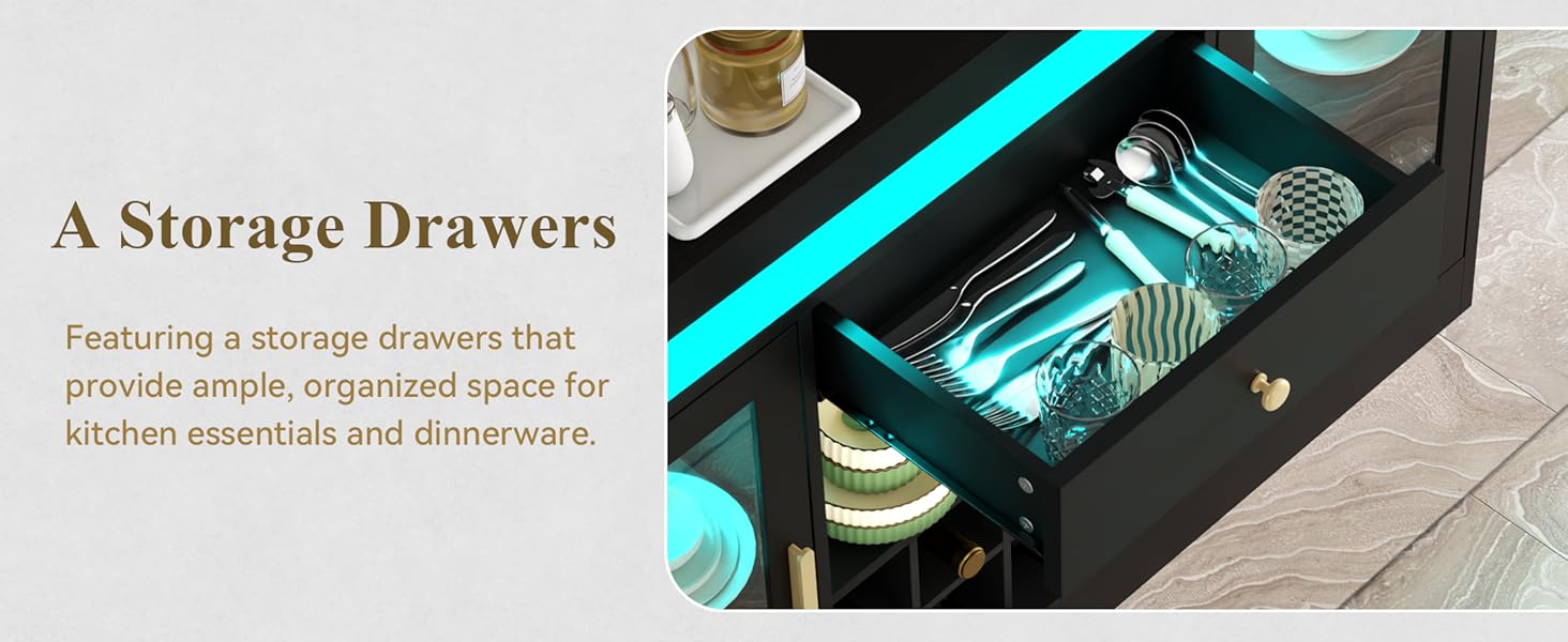 wine coffee bar cabinet