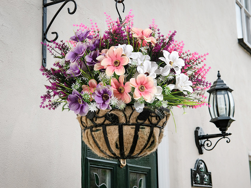 12 Bundle Artificial Flowers Outdoor Fake Flowers No Fade