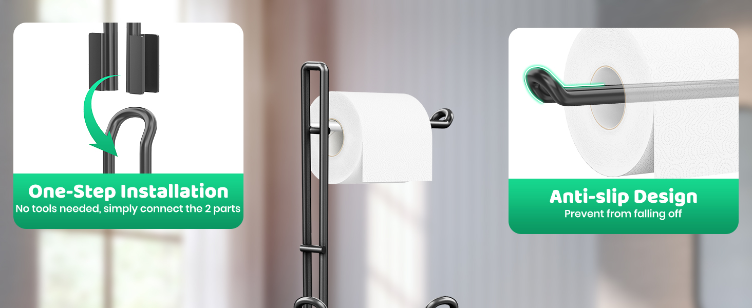 toilet paper holder stand