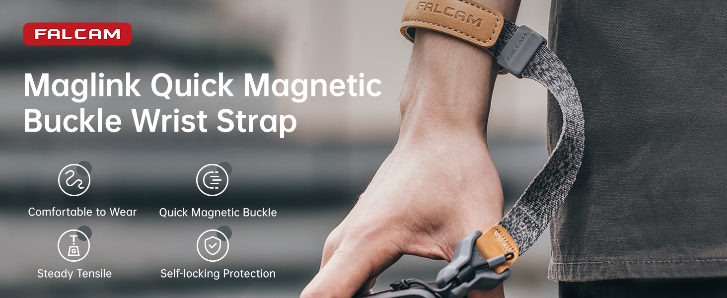 FALCAM Maglink Quick Magnetic Buckle Camera Wrist Strap