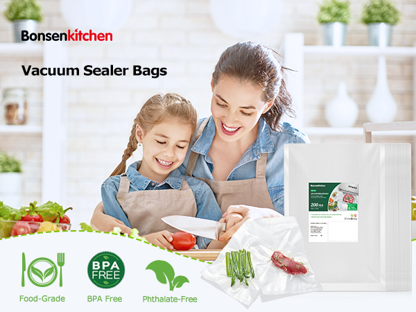 熟酵 The Cleansing Special Pack 8 Amazon.com: Bonsenkitchen Precut Vacuum Sealer Bags 200