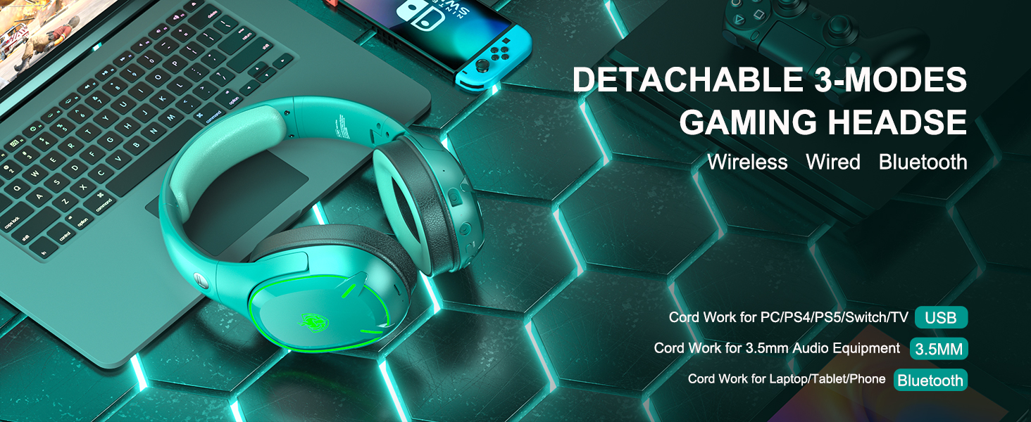 Q6 Wireless Gaming Headset