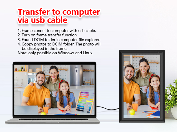 15.6inch FRAMEO Digital Photo Frame Digital Picture Frame