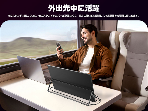 Amazon.co.jp: UPERFECT モバイルモニター 18.4インチ 4K 自立型