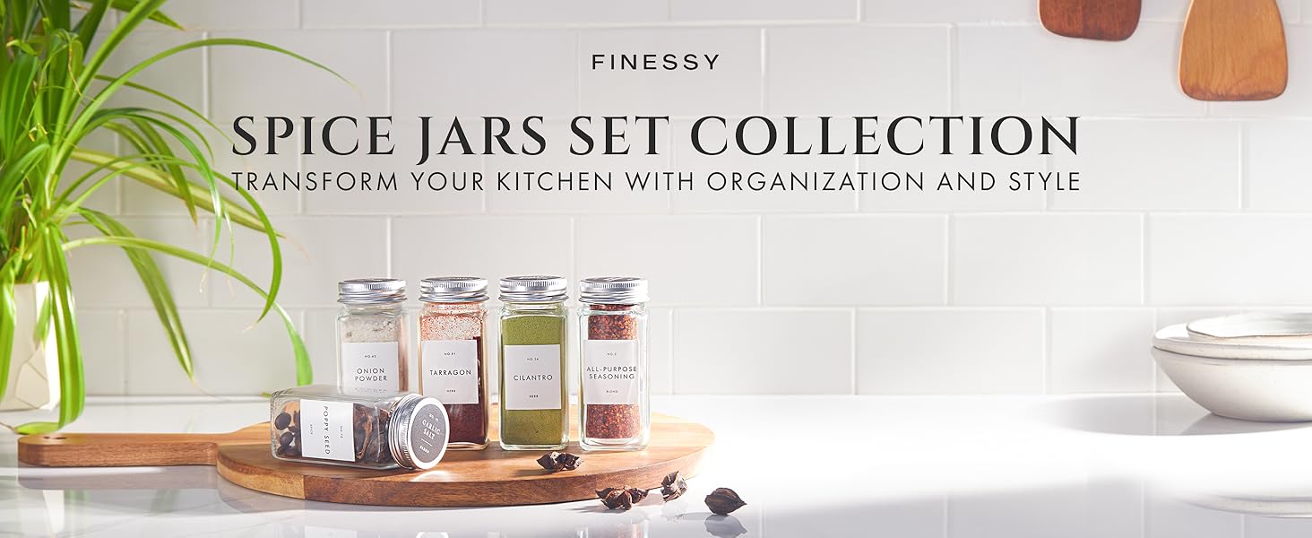 glass seasoning bottles shaker spice jars with label kitchen spice jars with labels condiment jars