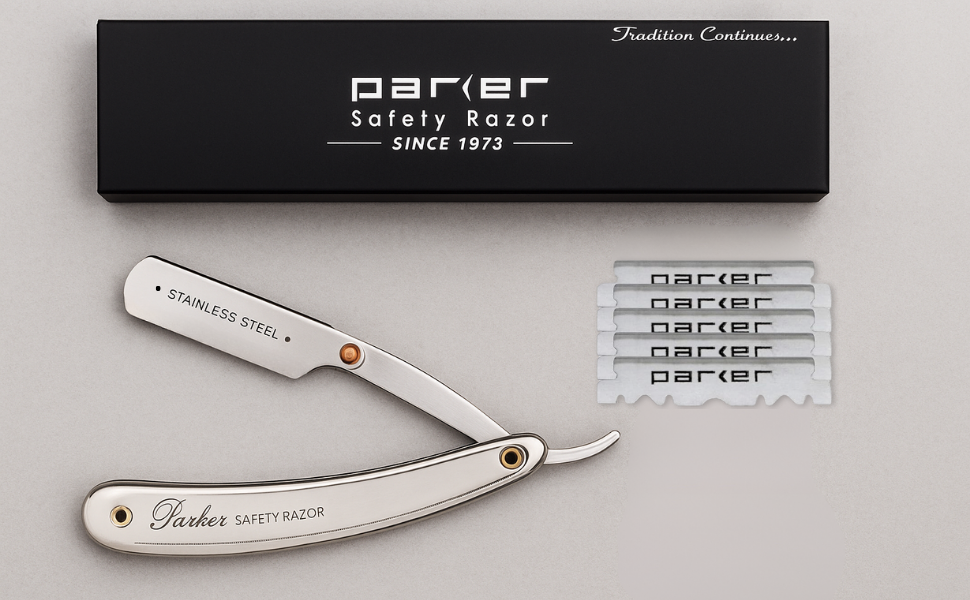 Amazon.com: Parker SR1 Stainless Steel Straight Edge Barber