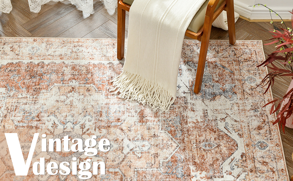 Vintage Rug Floral