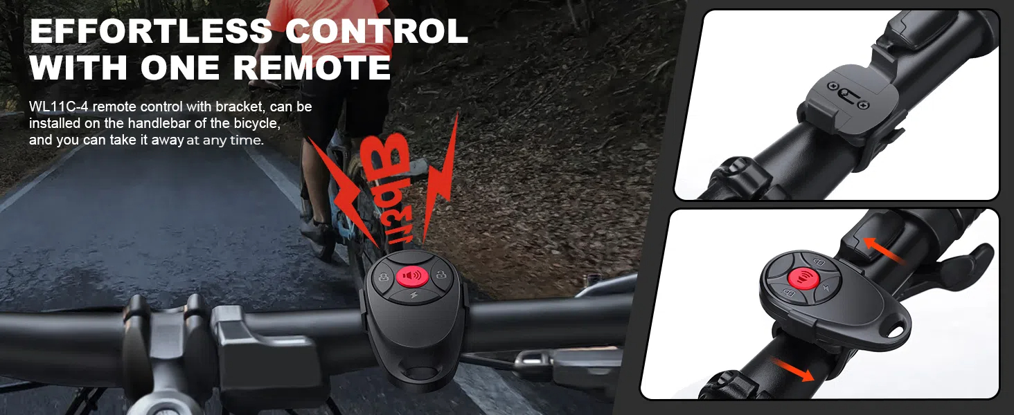  Bike Alarm with Remote