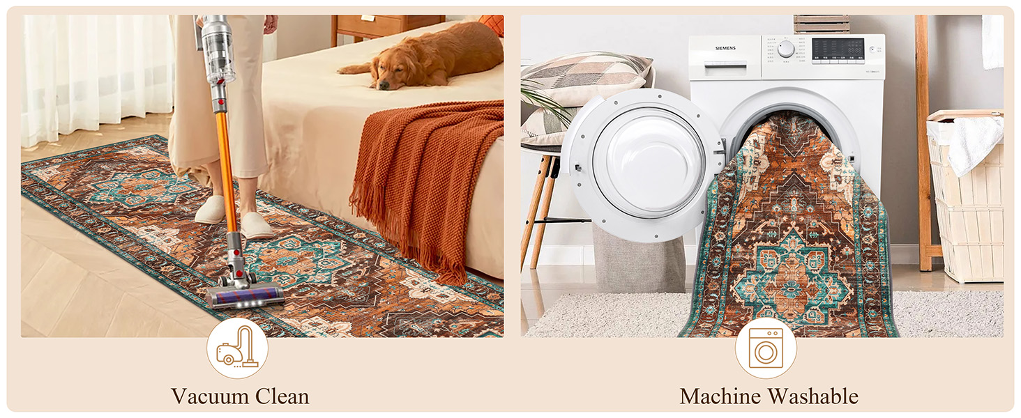 kitchen runner rugs non skid washable