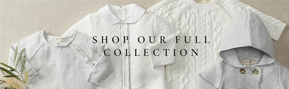 hope Henry baby layette organic cotton young kids boy girl little newborn gift shower
