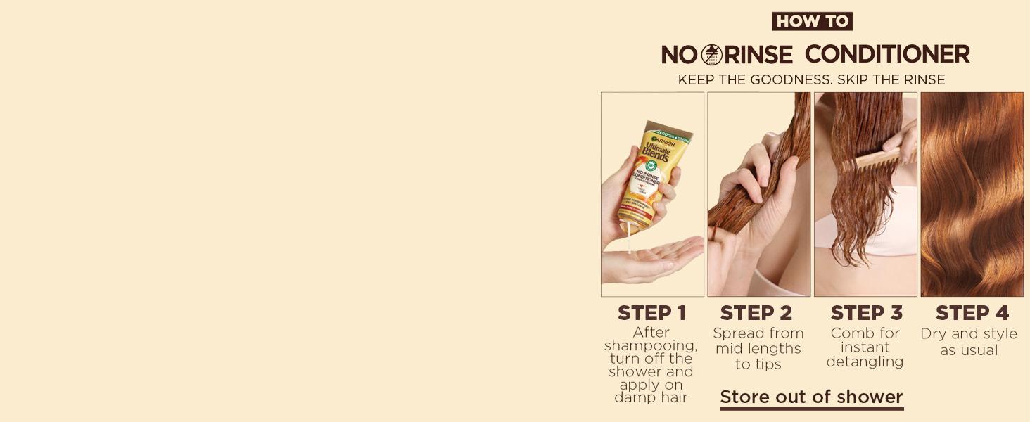 Hair care application tutorial