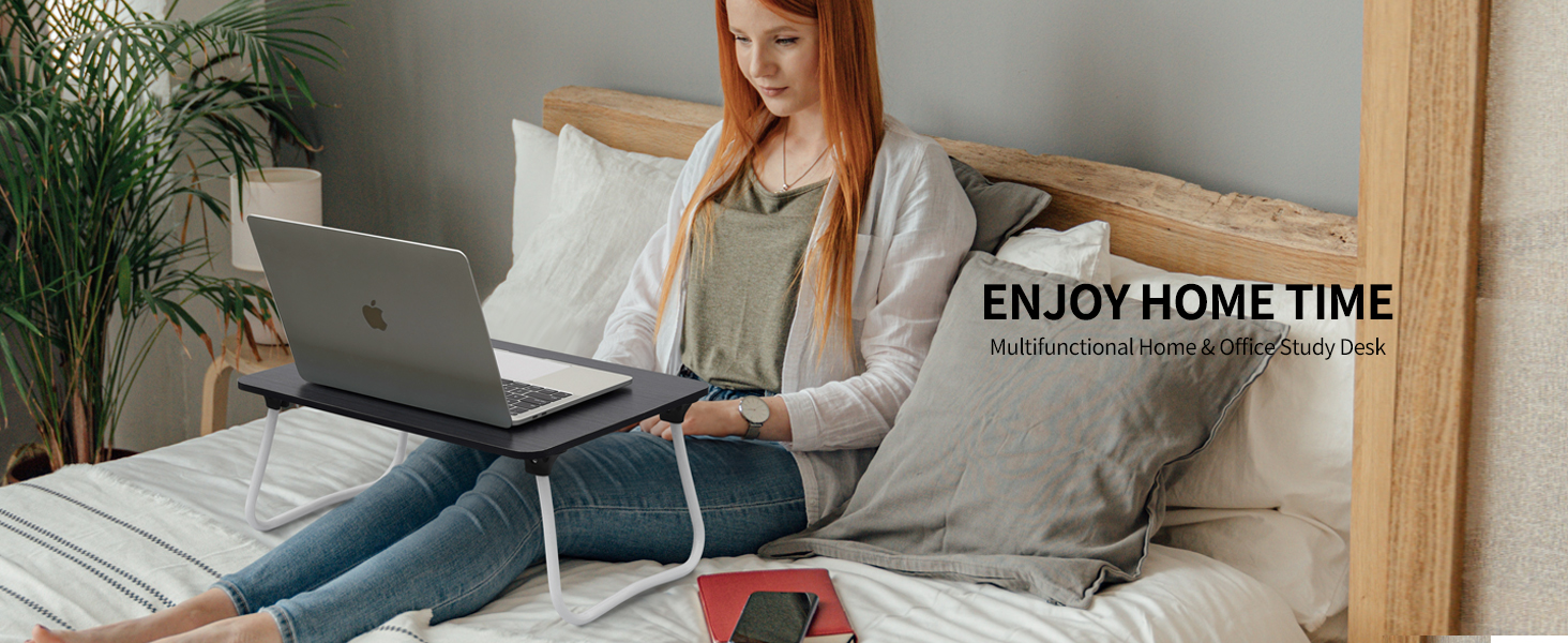ZEAPTAC Laptop Bed Desk Foldable Lap Table